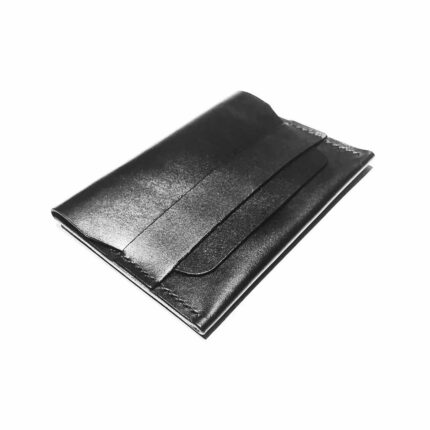 Leather Long Wallet Clutch Purse for Men Phone Organizer Holder Wrist Bag Coin Money Card Case Checkbook Vintage Pocket Wallets (Black)
